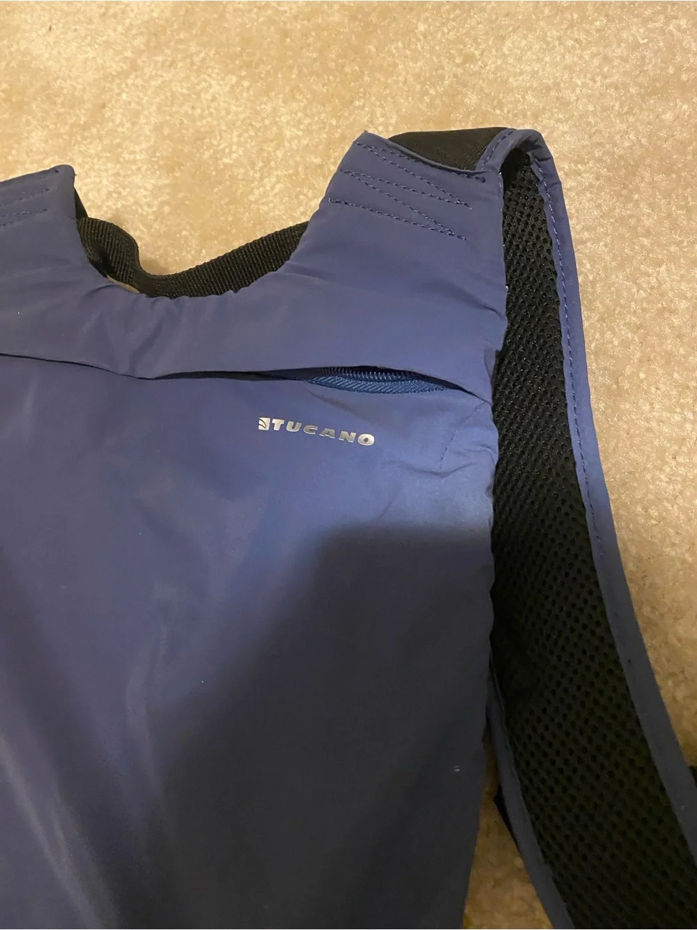TUCANO Blue Lightweight Backpack Travel Everyday Unisex Bag
